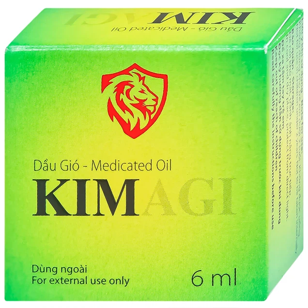 Dầu gió Kimagi Agimexpharm giữ ấm cơ thể, xông hơi giải cảm (10 chai x 6ml)-1