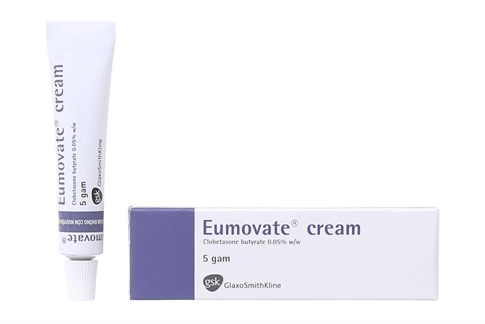 Kem Eumovate Cream GSK giảm các triệu chứng viêm và ngứa các bệnh về da (5g)-0