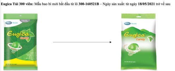 Eugica candy mega giảm ho (gói 300 viên)-1