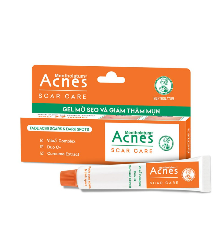 Gel mờ sẹo và giảm thâm mụn Acnes Scar Care Rohto (12g)-0