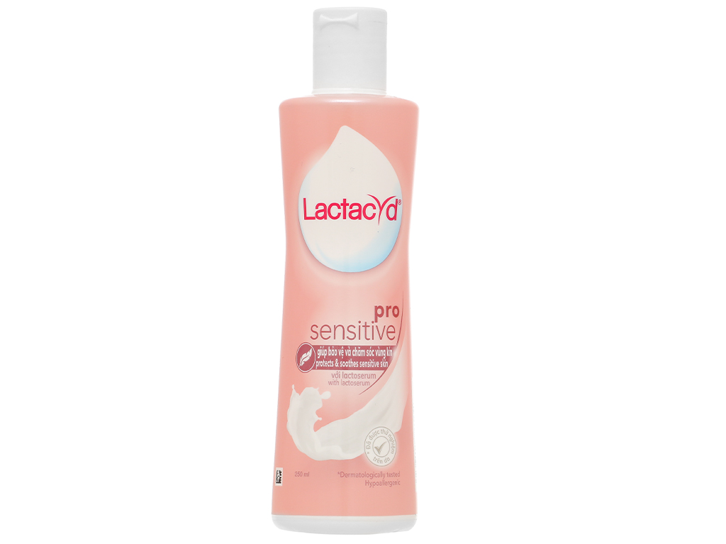 Dung dịch vệ sinh phụ nữ Lactacyd Pro Sensitive bảo vệ và chăm sóc vùng kín (250ml)