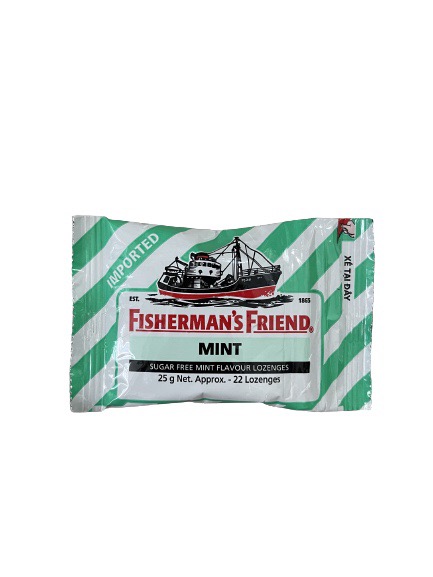 Kẹo con tàu Fisherman's Friend vị bạc hà thông cổ, mát họng, thông mũi (25g)-2