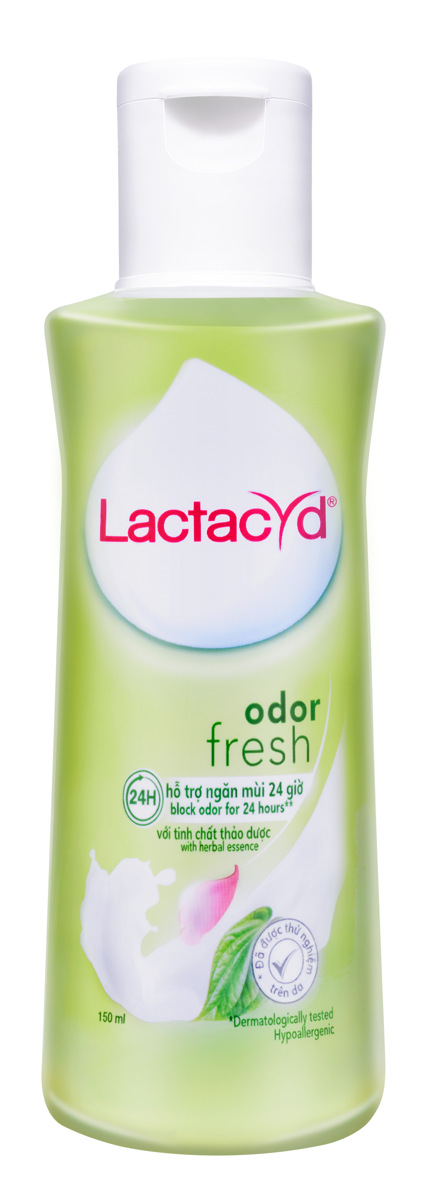 Dung dịch vệ sinh phụ nữ Lactacyd Odor Fresh hỗ trợ làm sạch nhẹ nhàng vùng kín, ngăn nhiễm khuẩn (150ml)