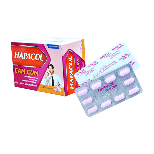 Hapacol cảm cúm dhg (h/100v)