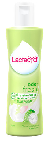 Dung dịch vệ sinh phụ nữ Lactacyd Odor Fresh Sanofi hỗ trợ bảo vệ và ngăn mùi khó chịu (250ml)