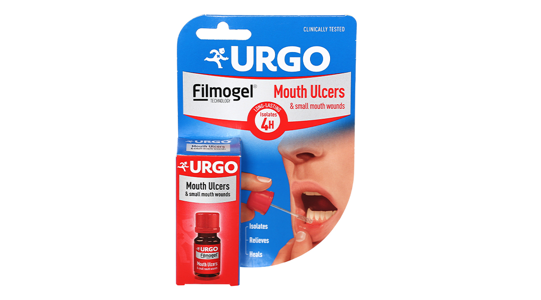 Gel Urgo Mouth Ulcers vị trái cây hỗ trợ điều trị vết loét, vết thương nhỏ trong miệng (6ml)-0