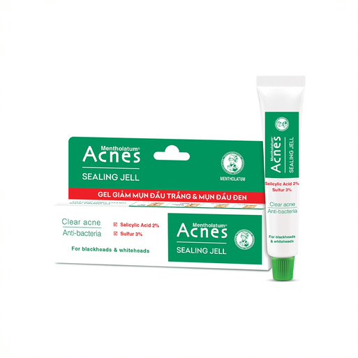 Gel giảm mụn đầu trắng và mụn đầu đen Acnes Sealing Jell Rohto (18g)