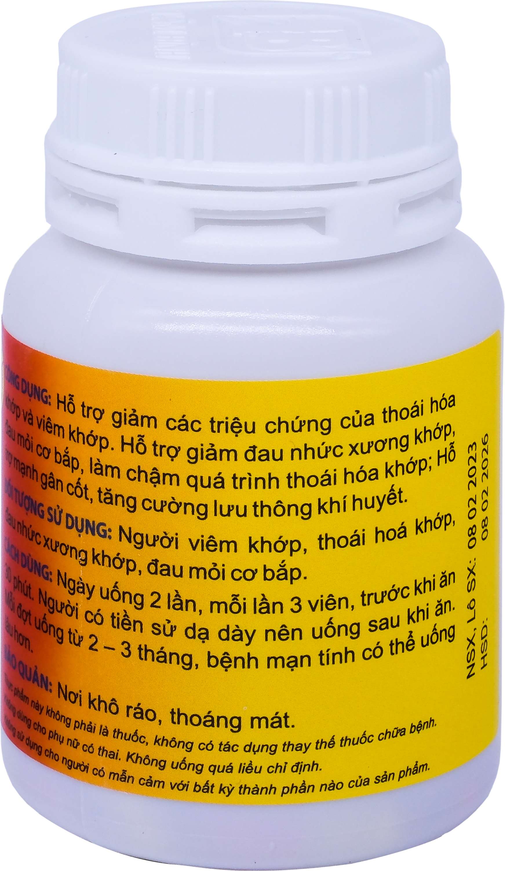 Viên khớp Tâm Bình hỗ trợ giảm các triệu chứng của thoái hóa khớp, viêm khớp (60 viên)-7