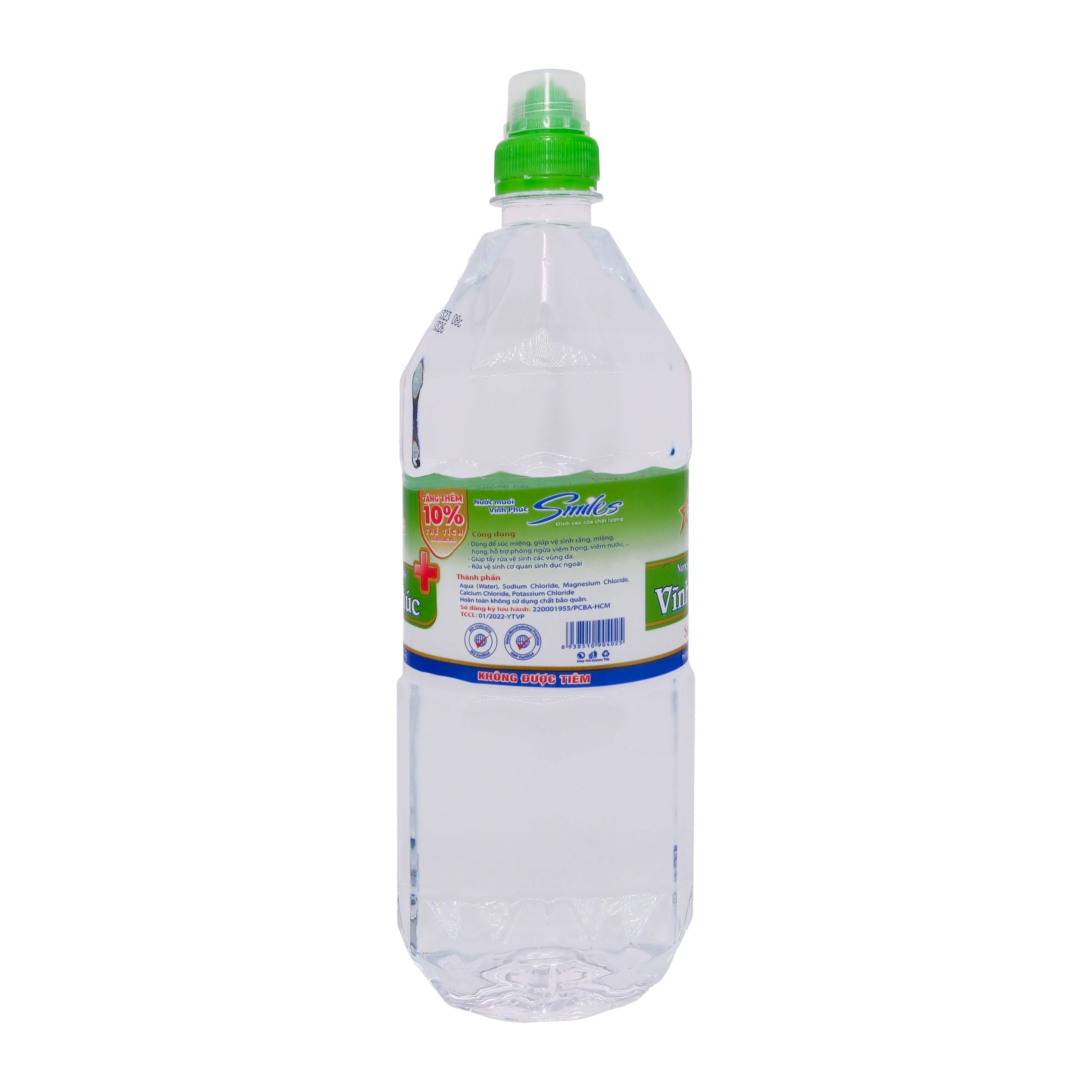 Nước Muối Sinh Lý Vĩnh Phúc Natri Clorid 0.9% (1000ml)-1