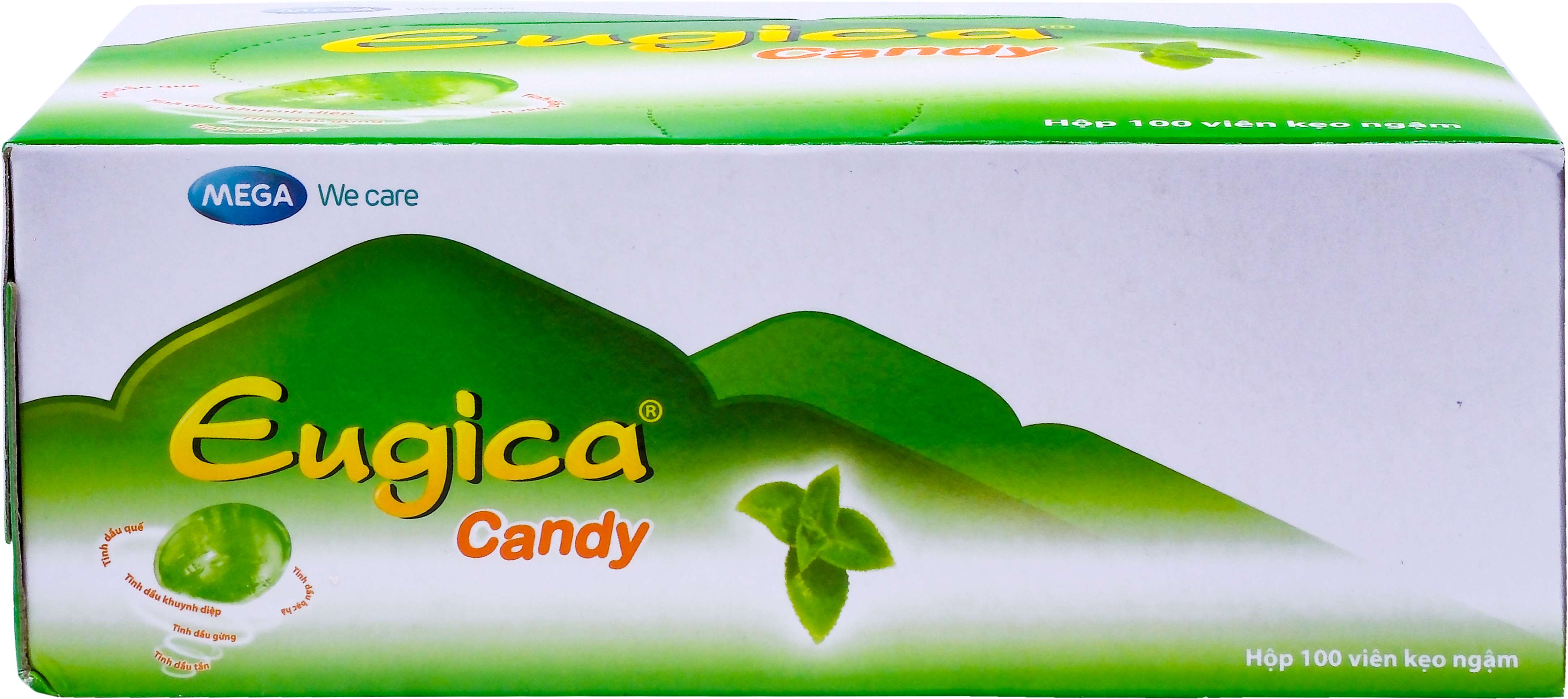 Kẹo ngậm Eugica Candy MEGA We care hỗ trợ làm ấm, thông cổ (300 viên)-6