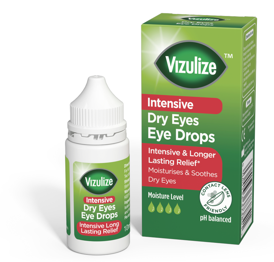 Thuốc nhỏ mắt Vizulize Intensive Dry Eyes Intershop làm dịu và giảm khô mắt (Chai 10ml)-0