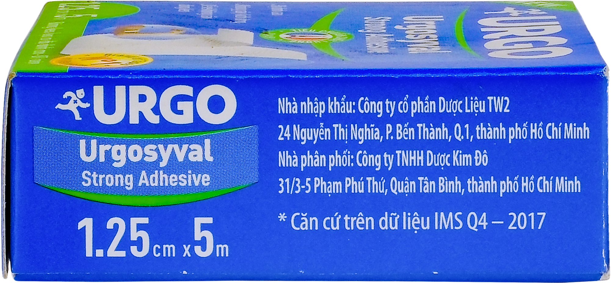 Băng keo lụa có độ dính cao Urgosyval Strong Adhessive size 1.25cm x 5m cố định băng gạc (1 cuộn)-5