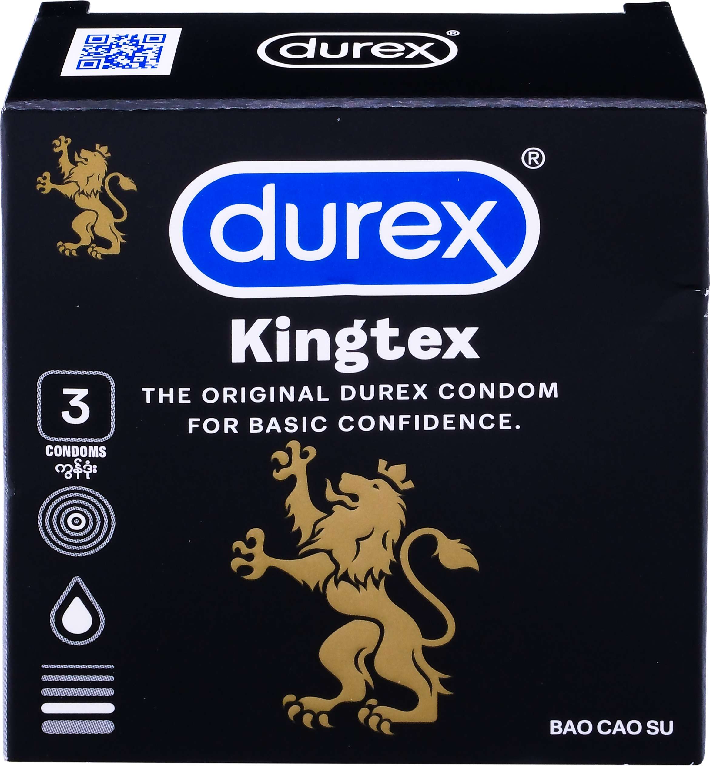 Bao cao su Durex Kingtex ôm sát, vừa vặn (49mm - 3 cái)-3