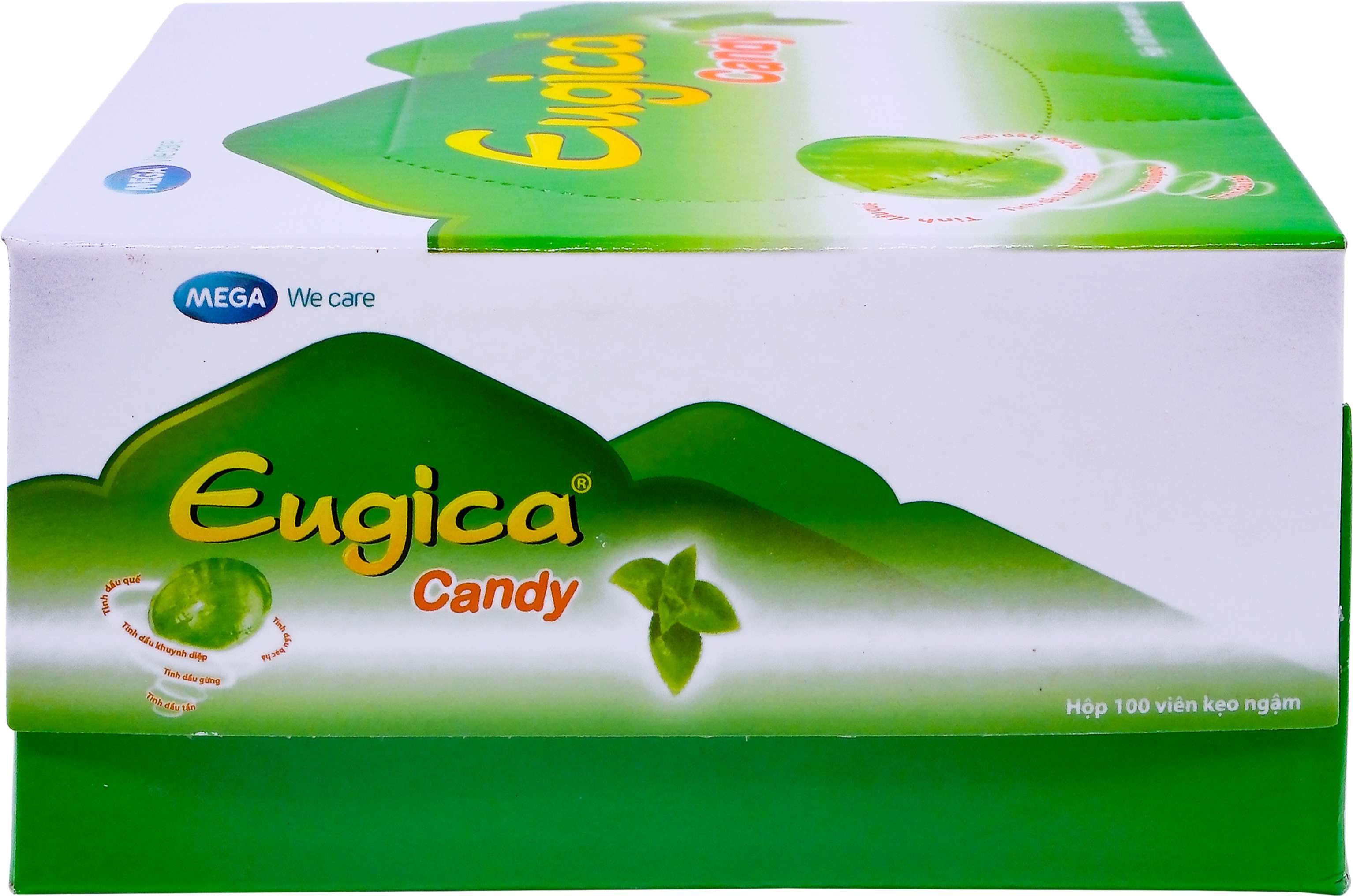 Kẹo ngậm Eugica Candy MEGA We care hỗ trợ làm ấm, thông cổ (300 viên)-4