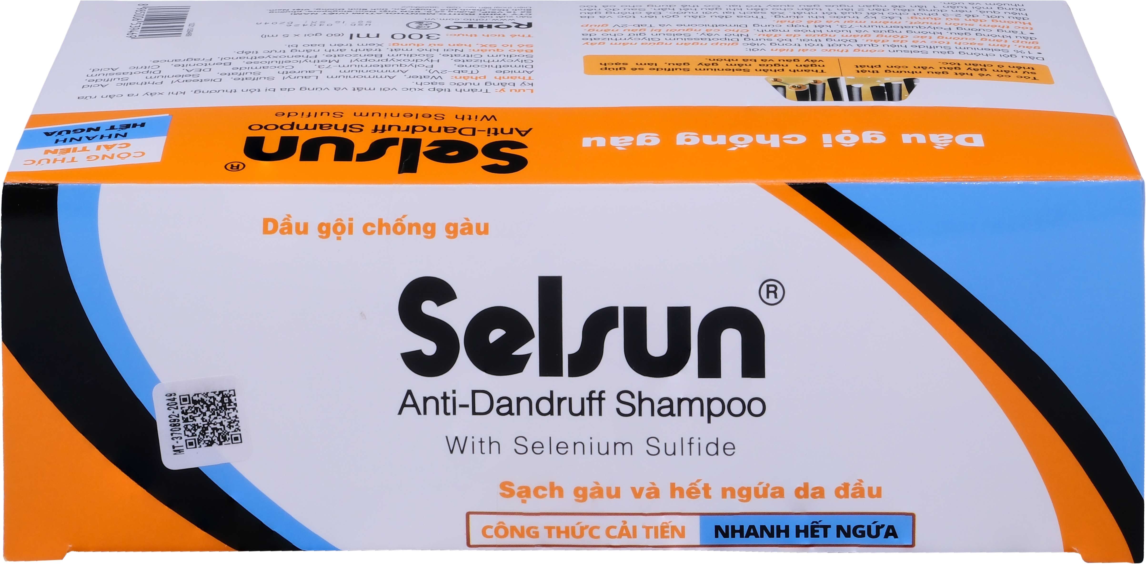 Dầu gội chống gàu Selsun Anti-Dandruff Shampoo Rohto sạch gàu và hết ngứa da đầu (60 gói x 5 ml)-7