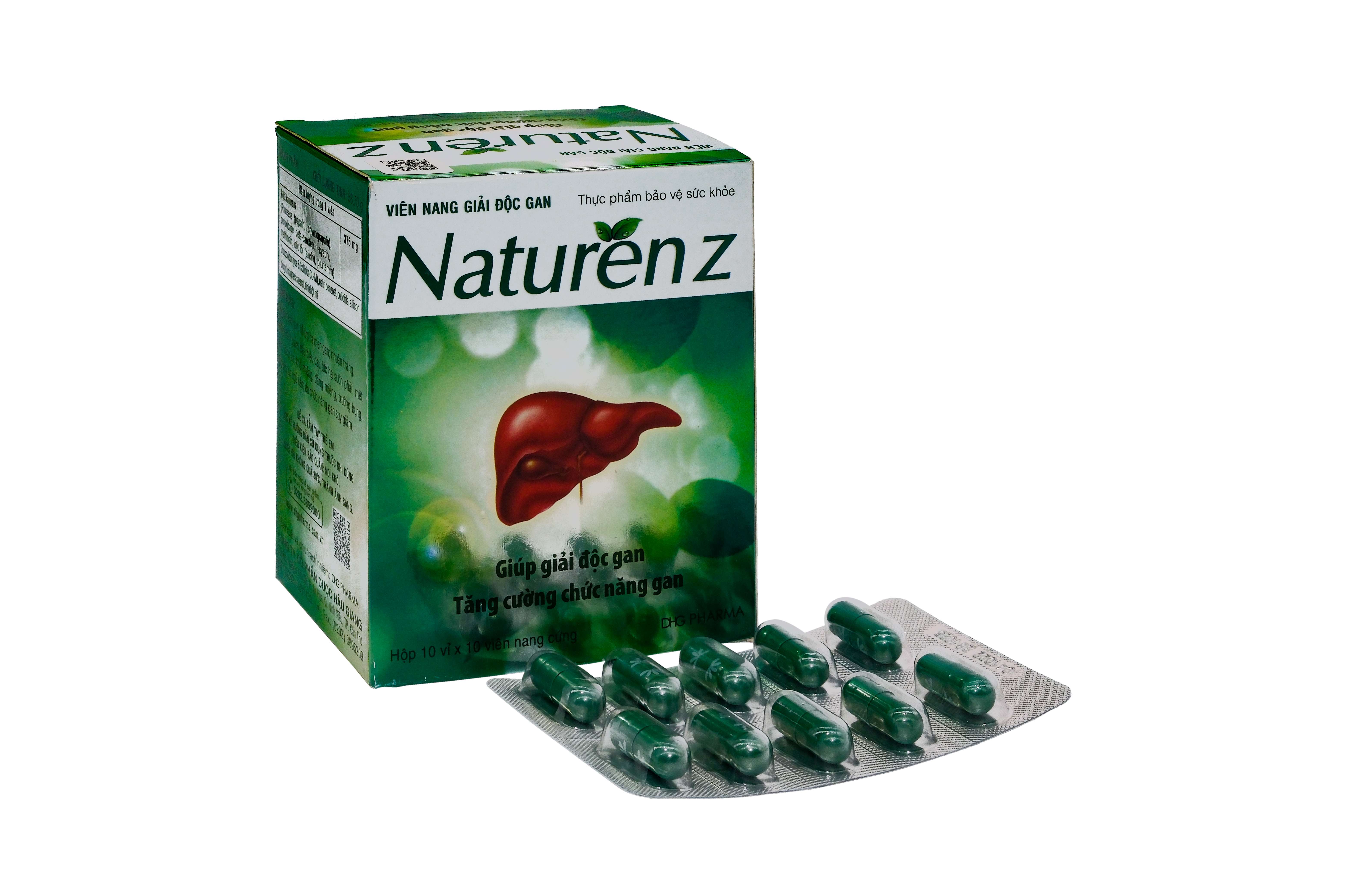 Viên uống Naturen Z DHG hỗ trợ giải độc gan (10 vỉ x 10 viên)