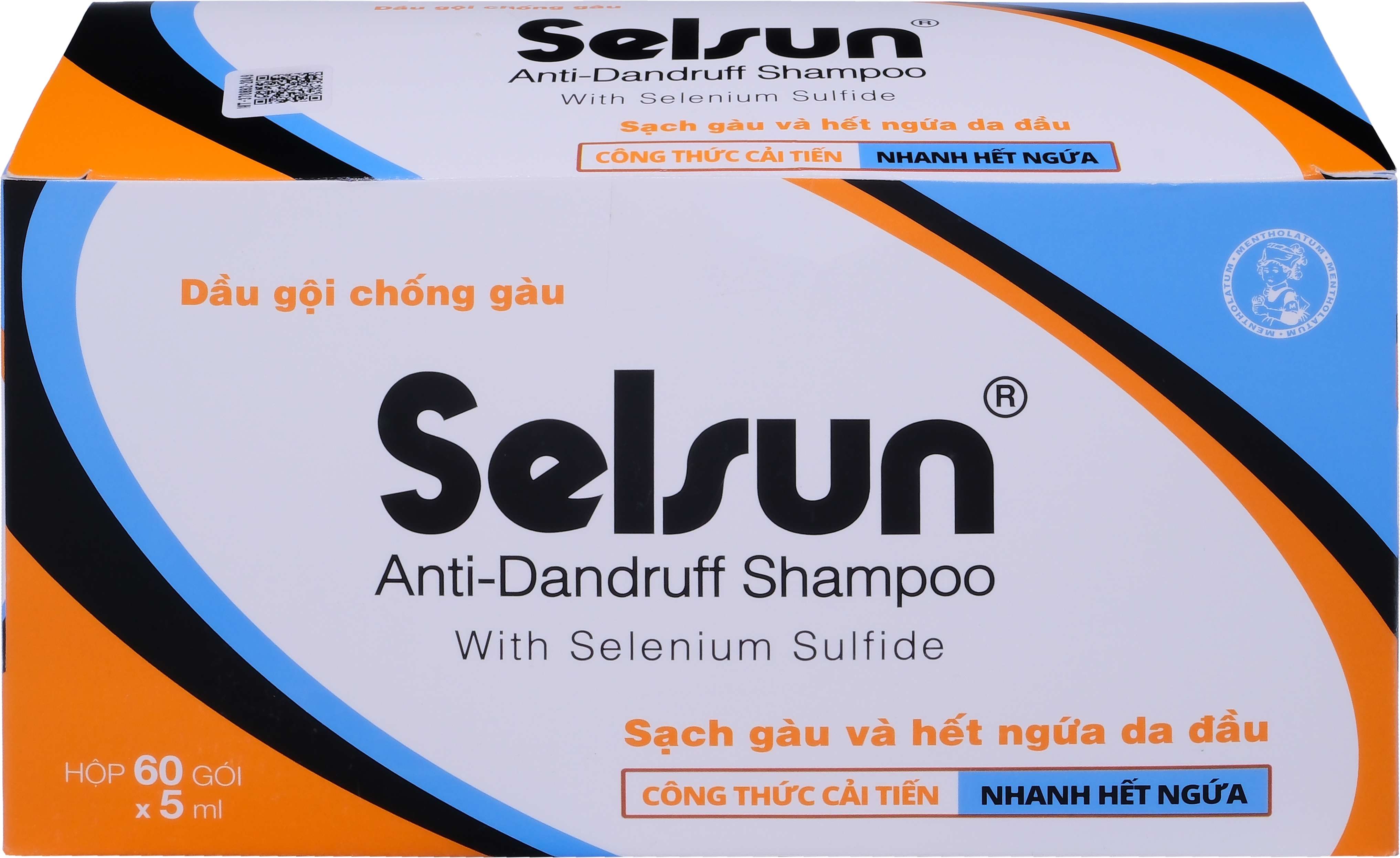 Dầu gội chống gàu Selsun Anti-Dandruff Shampoo Rohto sạch gàu và hết ngứa da đầu (60 gói x 5 ml)-3