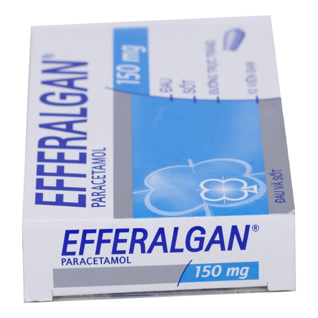 Viên đặt trực tràng Efferalgan 150mg UPSA SAS giảm đau, hạ sốt (2 vỉ x 5 viên)-2