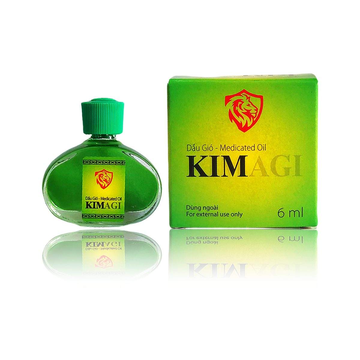 Dầu gió Kimagi Agimexpharm giữ ấm cơ thể, xông hơi giải cảm (10 chai x 6ml)-1