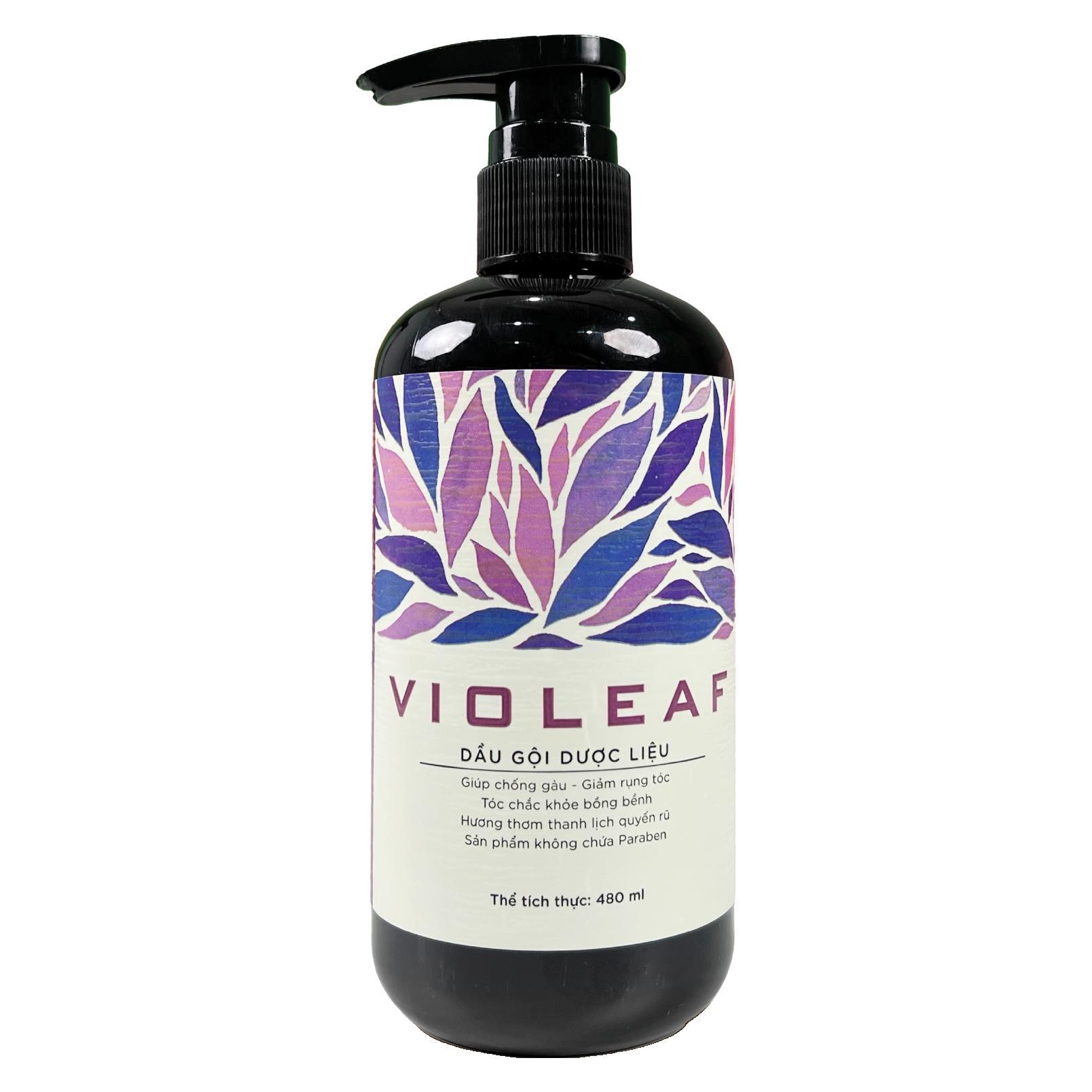 Dầu gội  Violeaf ngừa rụng tóc, chống gàu dược liệu (480ml)-0