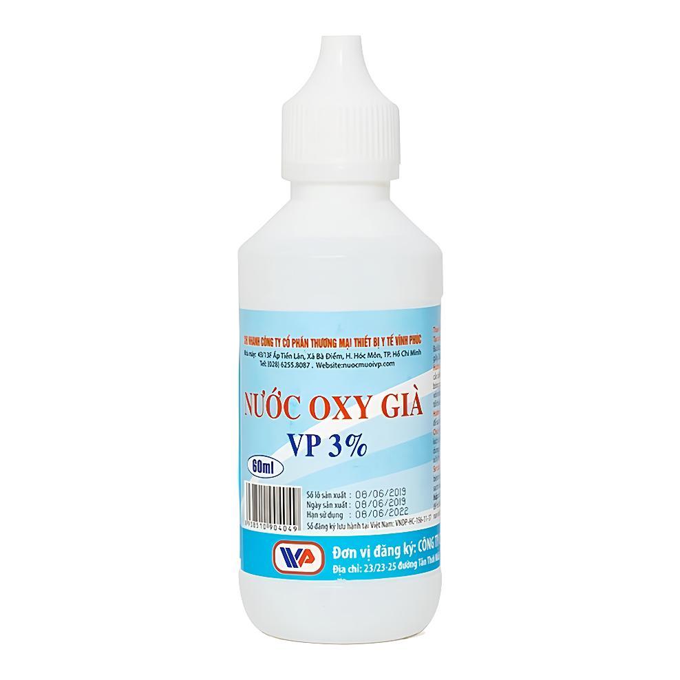 Nước oxy già VP 3% Vĩnh Phúc sát khuẩn vết thương (60ml)-0