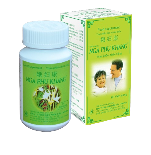 Viên uống Nga Phụ Khang hỗ trợ giảm tiến triển của u nang buồng trứng (2 lọ x 180 viên)