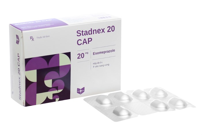 Thuốc Stadnex 20 CAP Stella điều trị loét dạ dày tá tràng, viêm thực quản trào ngược (4 vỉ x 7 viên)-0