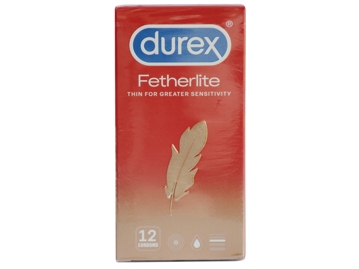 Bao cao su Durex Fetherlite vừa vặn, độ bảo vệ cao (12 cái)