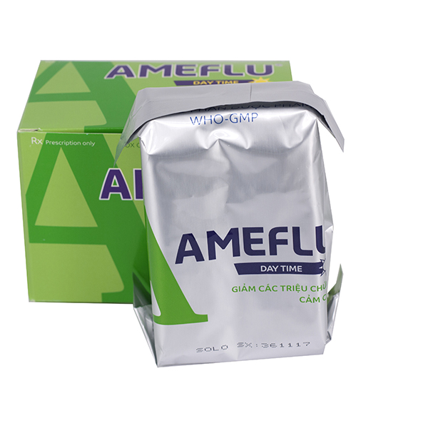 Thuốc Ameflu Day Time OPV giảm các triệu chứng cảm lạnh và cảm cúm (10 vỉ x 10 viên)-3