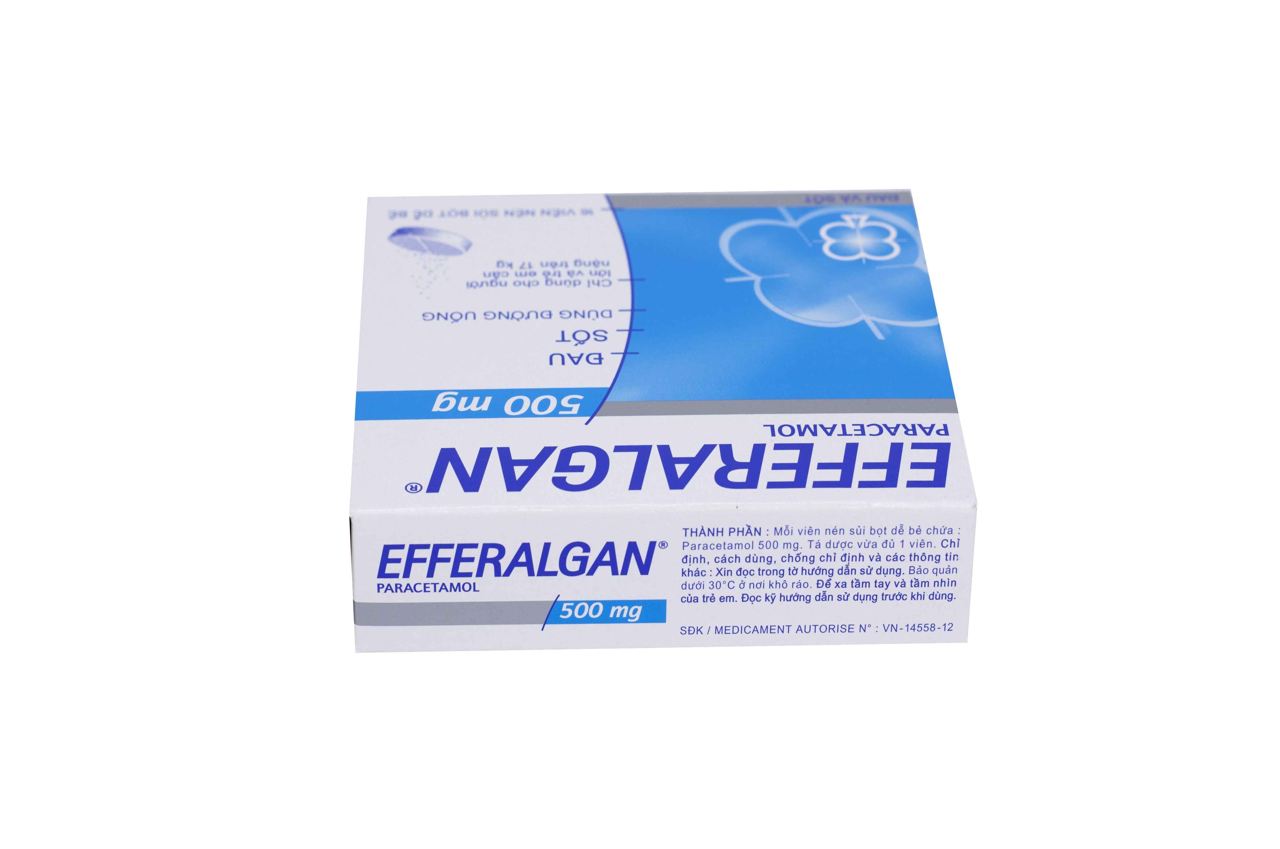 Viên nén sủi bọt Efferalgan Eff. 500mg UPSA SAS điều trị đau đầu, đau răng, sốt, nhức mỏi cơ (4 vỉ x 4 viên)-3